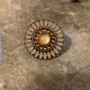 Statement flower ring